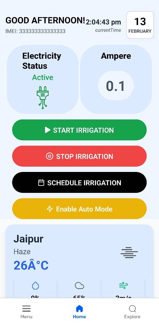 App interface 1